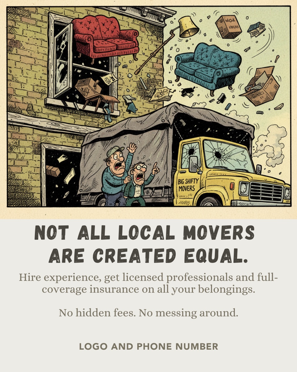 Moving ad — “Not All Movers Are Created Equal”