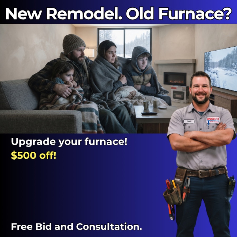 Before: New remodel. Old furnace?